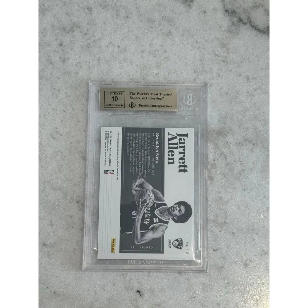 2017 Panini Encased Rookie Endorsements 82/99 Jarett Allen BGS 9.5 Gem RC Auto